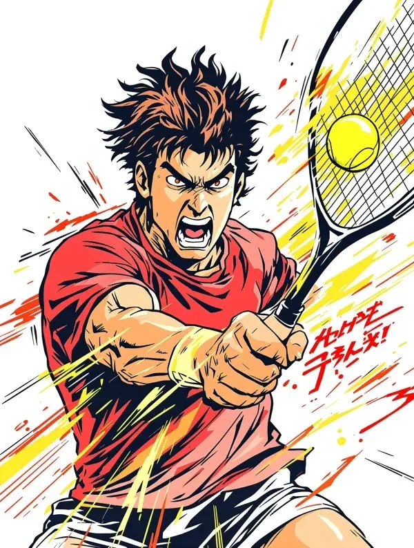 校园网球王漫画封面