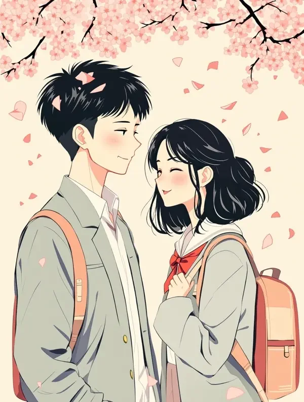 校园恋爱物语漫画封面